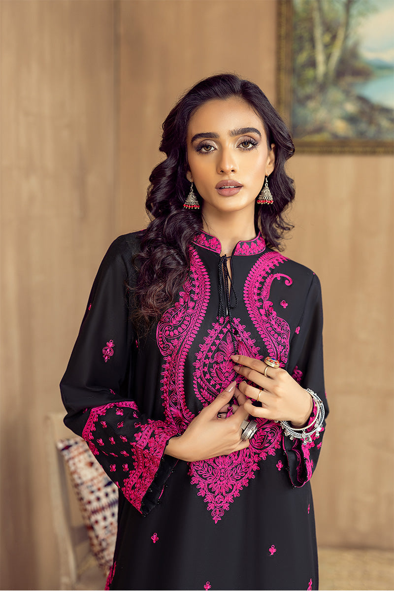 Soot - Stitched Embroidered Lawn 2PC