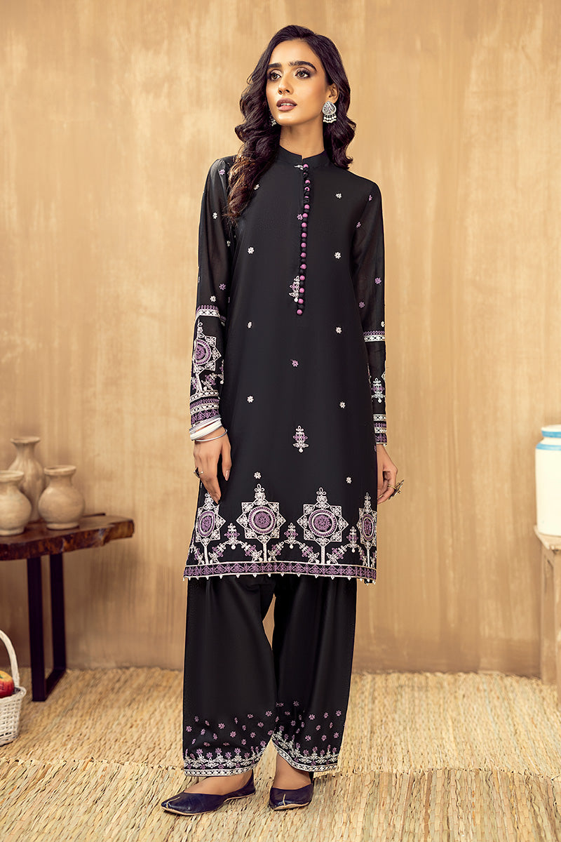 Frozil - Stitched Embroidered Lawn 2PC