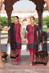 Exclusive Embroidered Party Wear Lawn Dress H-105-Z