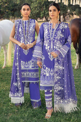 Exclusive Embroidered Party Wear Lawn Dress H-106-Z
