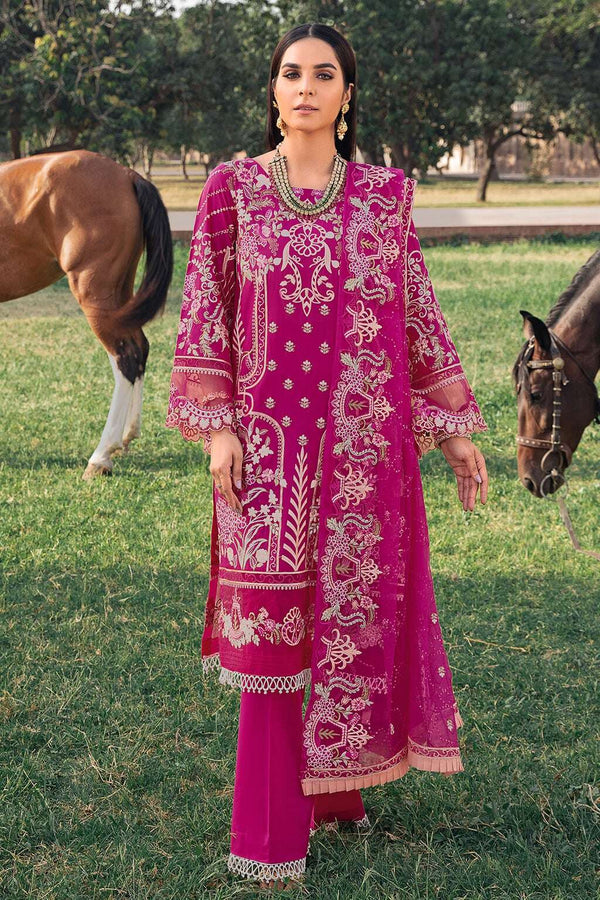 Exclusive Embroidered Party Wear Lawn Dress H-107-Z