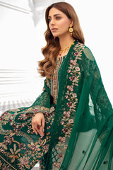 Pakistani Branded Exclusive Rangoon Collection Chiffon Dress H-D-802