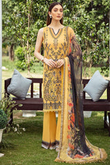 Exclusive Embroidered Party Wear Lawn Dress H-202-Y
