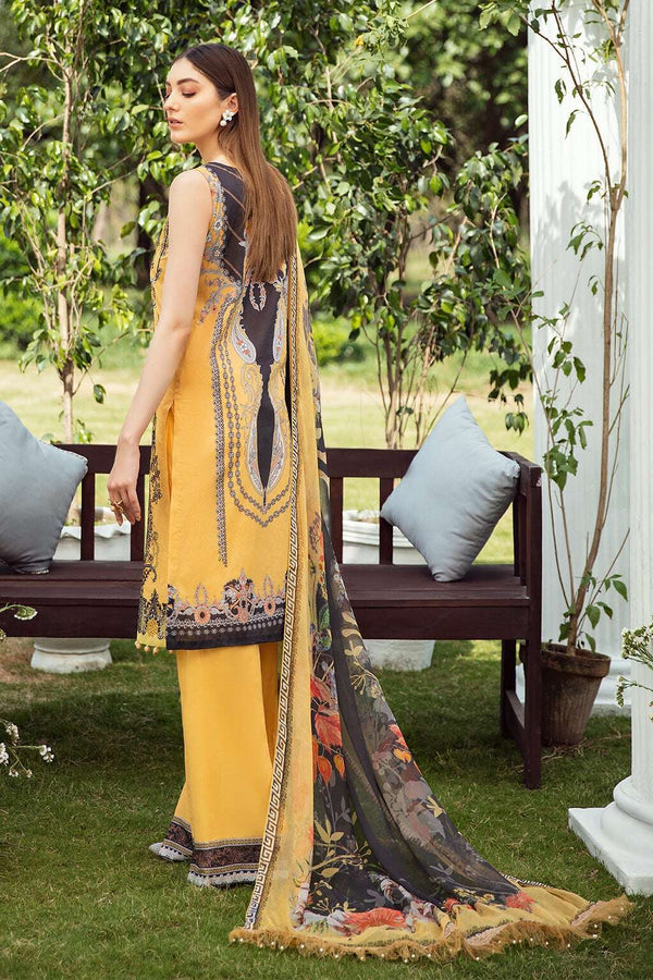Exclusive Embroidered Party Wear Lawn Dress H-202-Y