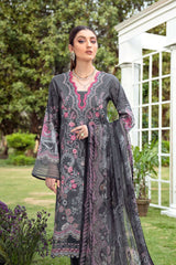 Exclusive Embroidered Party Wear Lawn Dress H-210-Y