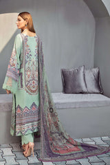 Exclusive Embroidered Party Wear Linen Dress H-202-L