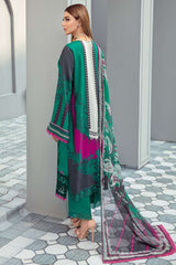 Exclusive Embroidered Party Wear Linen Dress H-207-L