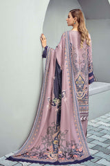 Exclusive Embroidered Party Wear Linen Dress H-208-L