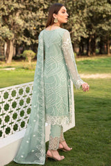 Exclusive Embroidered Party Wear Chiffon Dress H-2002-R