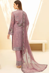 Pakistani Branded Exclusive Rangoon Collection Chiffon Dress H-D-702