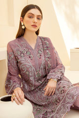 Pakistani Branded Exclusive Rangoon Collection Chiffon Dress H-D-702