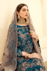 Pakistani Branded Exclusive Rangoon Collection Chiffon Dress H-D-701