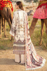Exclusive Embroidered Party Wear Linen Dress H-103-L