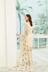 Exclusive Embroidered Party Wear Chiffon Dress H-1904-R