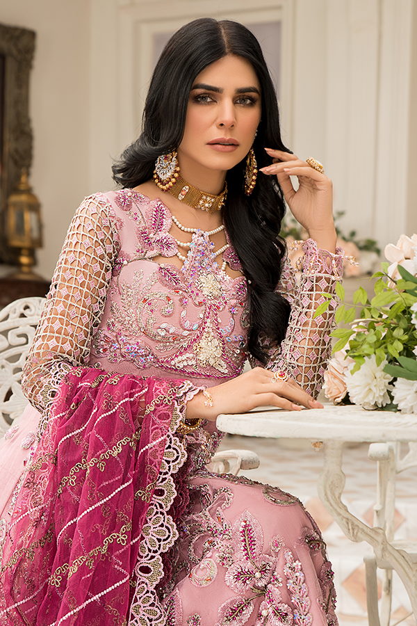 Pakistani Branded Exclusive Bridal Dress H-01-B
