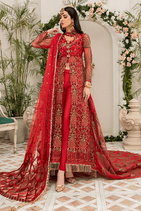 Pakistani Branded Exclusive Bridal Dress H-02-B