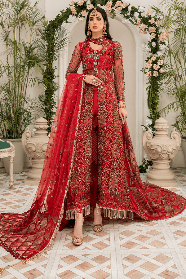 Pakistani Branded Exclusive Bridal Dress H-02-B