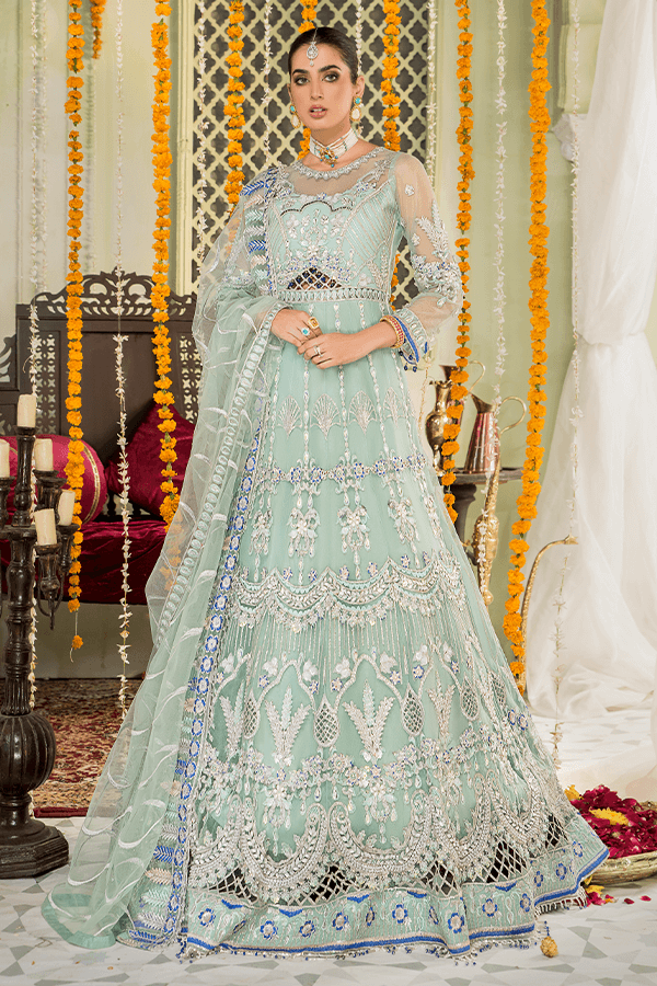 Pakistani Branded Exclusive Bridal Dress H-06-B
