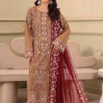 F-2702 Stitched Luxury Chiffon by Ramsha