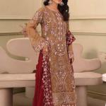 F-2702 Stitched Luxury Chiffon by Ramsha