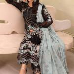F-2703 Stitched Luxury Chiffon by Ramsha