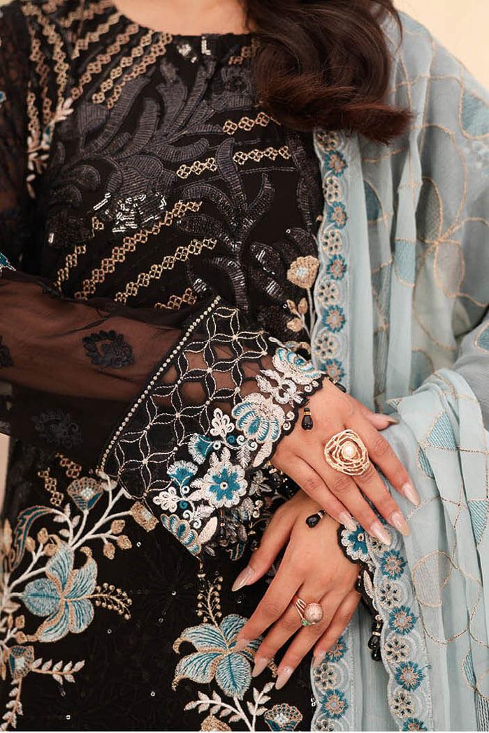 F-2703 Stitched Luxury Chiffon by Ramsha