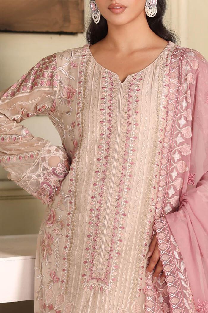 F-2704 Stitched Luxury Chiffon by Ramsha