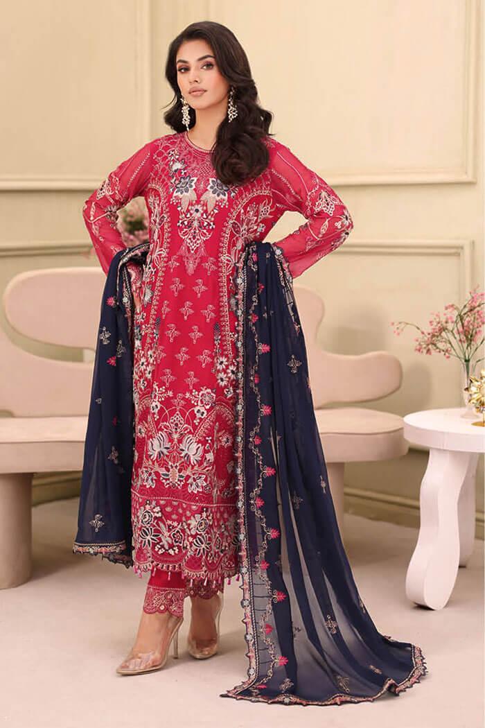 F-2705 Stitched Luxury Chiffon by Ramsha