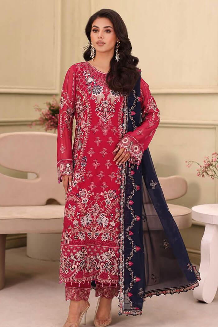 F-2705 Stitched Luxury Chiffon by Ramsha
