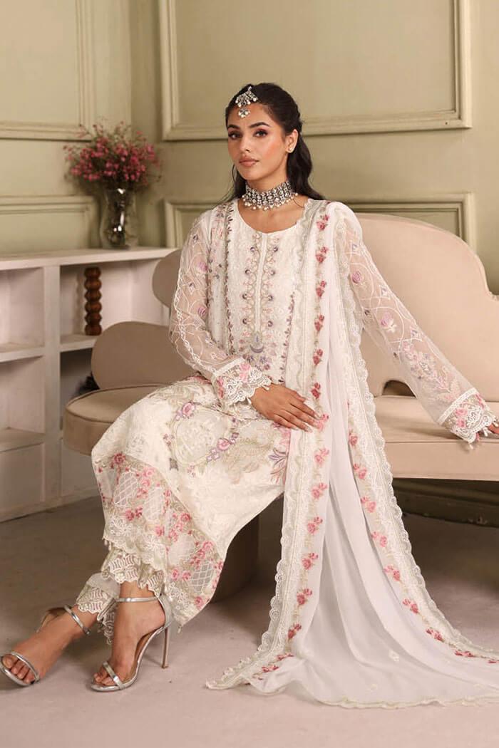 F-2706 Stitched Luxury Chiffon by Ramsha
