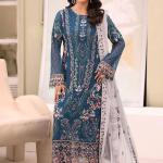 F-2707 Stitched Luxury Chiffon by Ramsha