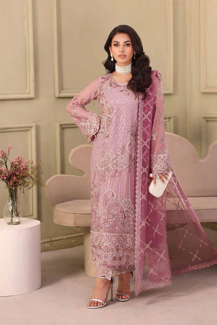 F-2709 Stitched Luxury Chiffon by Ramsha