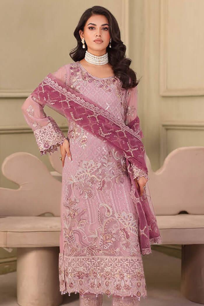 F-2709 Stitched Luxury Chiffon by Ramsha