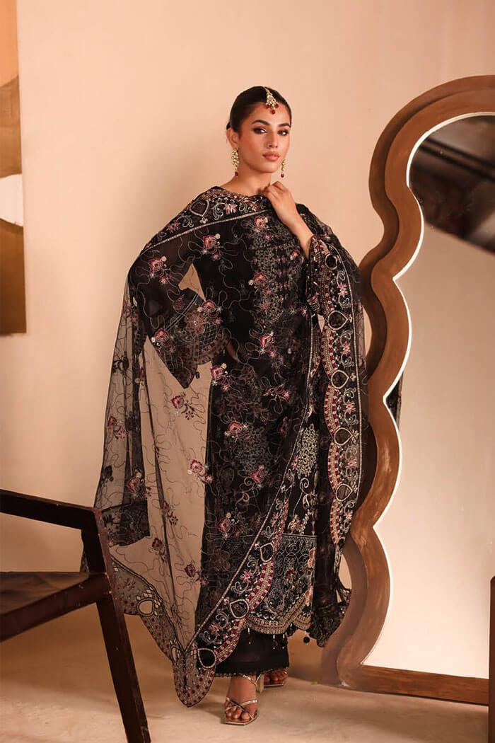 K-304 Stitched Kashish Luxury Chiffon by Ramsha