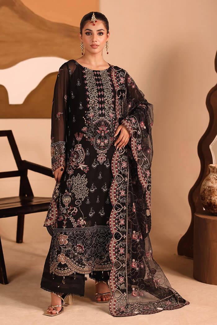 K-304 Stitched Kashish Luxury Chiffon by Ramsha