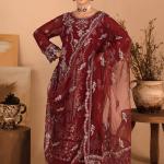 K-306 Stitched Kashish Luxury Chiffon by Ramsha