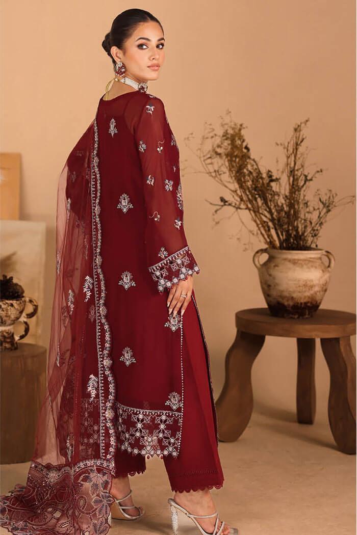 K-306 Stitched Kashish Luxury Chiffon by Ramsha
