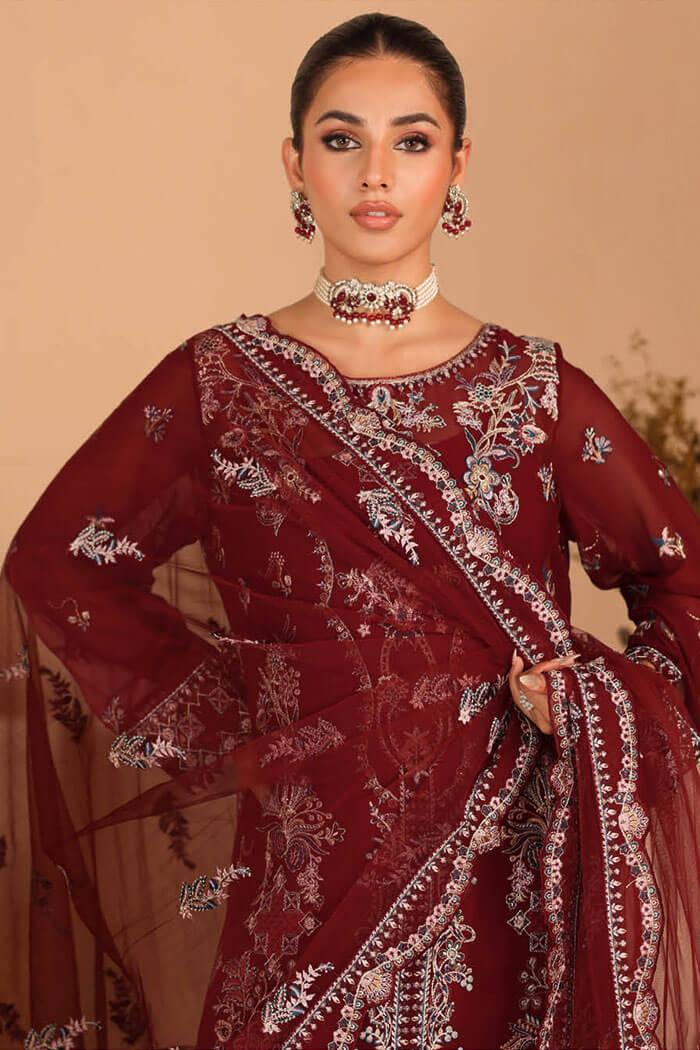 K-306 Stitched Kashish Luxury Chiffon by Ramsha