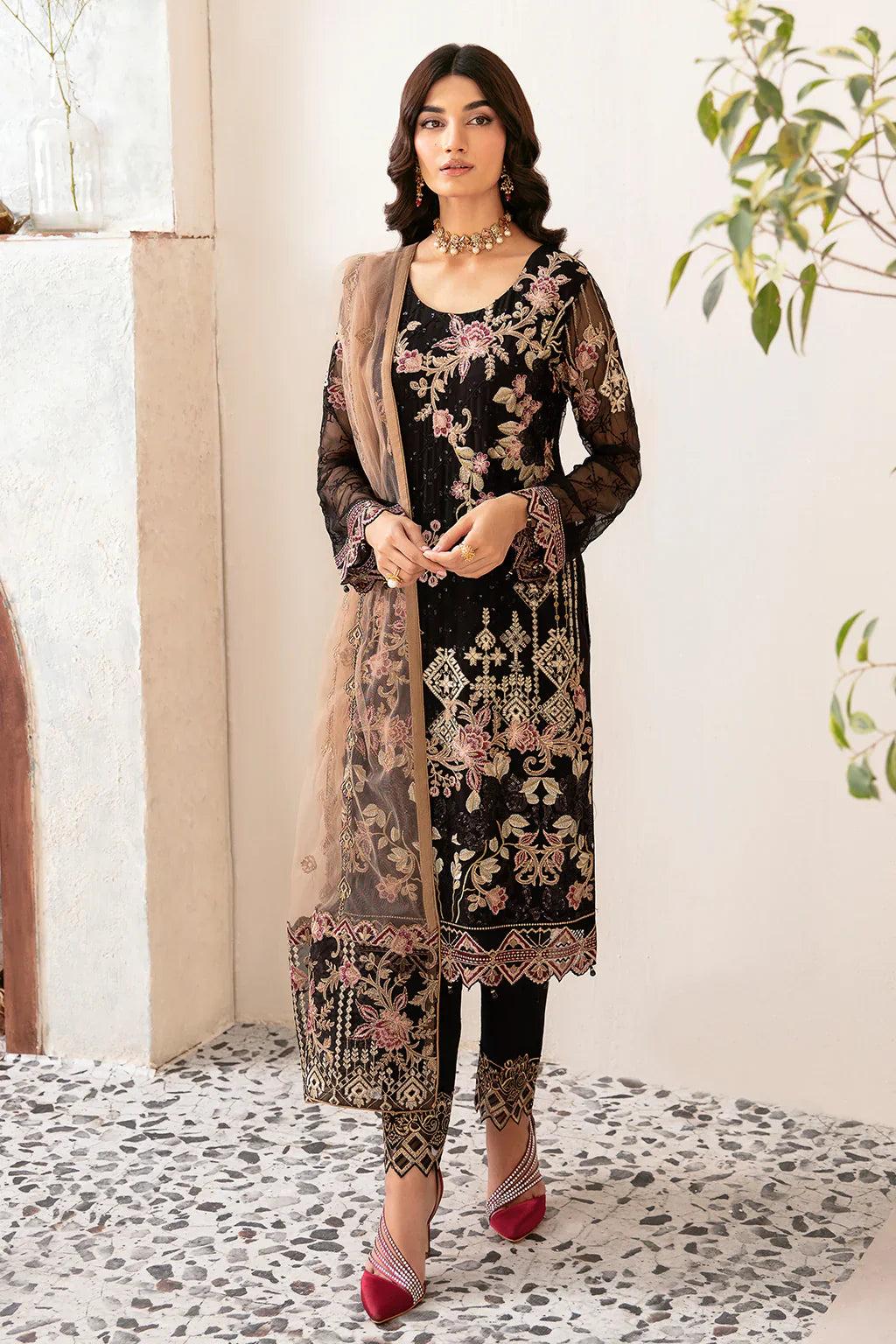 D-1204 Stitched Formal By Ramsha