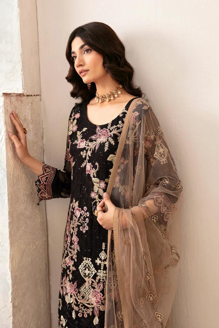 D-1204 Stitched Formal By Ramsha