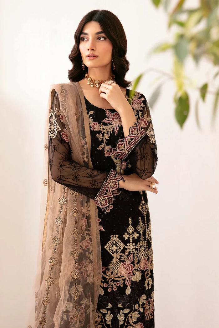 D-1204 Stitched Formal By Ramsha