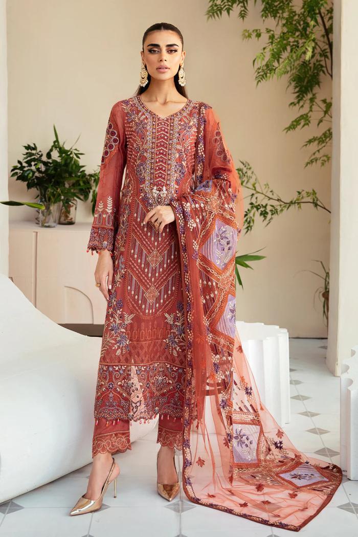 P-109 Stitched Formal By Ramsha