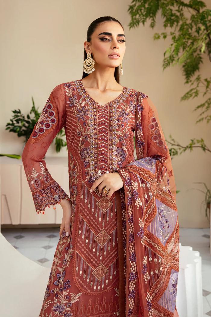P-109 Stitched Formal By Ramsha